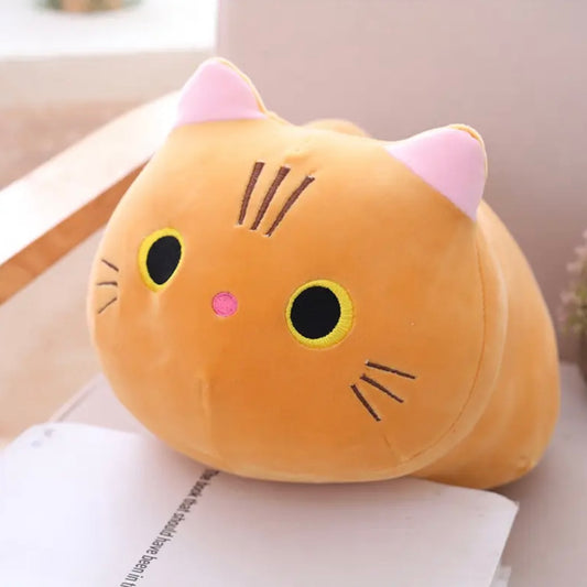 Cute Cat Pillow Orange